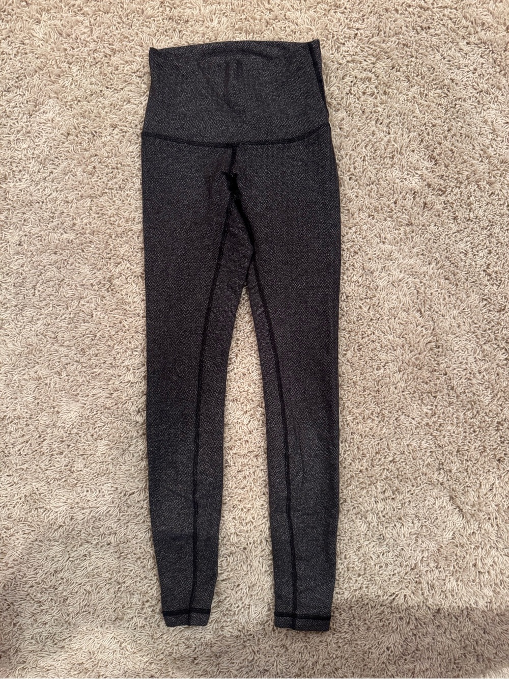 lululemon athletica High-Waist Black Heather Leggings